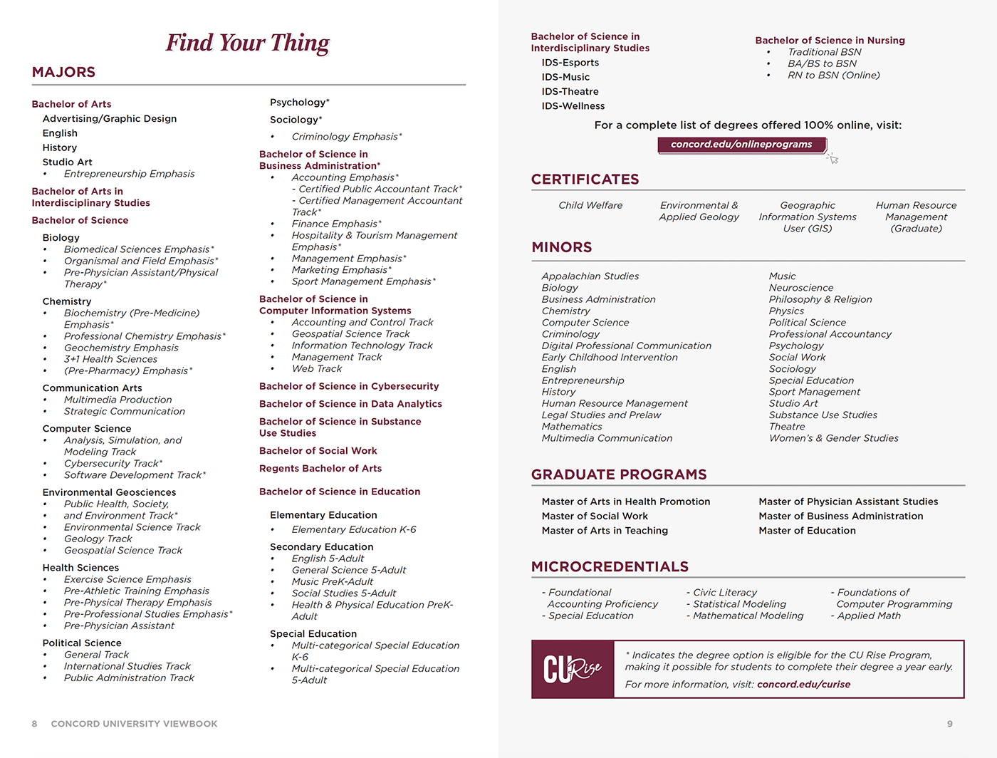 Concord Admissions 2026 Viewbook Page Spread 05
